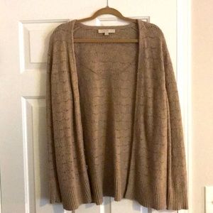 Loft Light brown Cardigan!